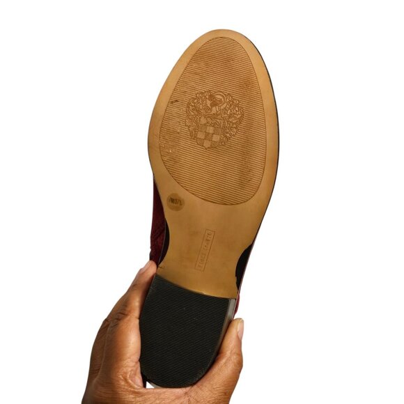 Vince Camuto Womens Red Ankle Booties Size 7.5 - Picture 7 of 7